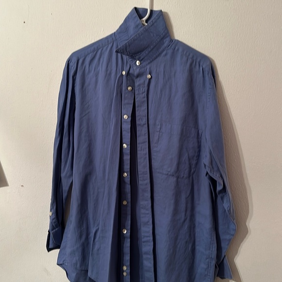 Donna Karan Other - Donna Karan signature cotton button down shirt blue size 16 32/33